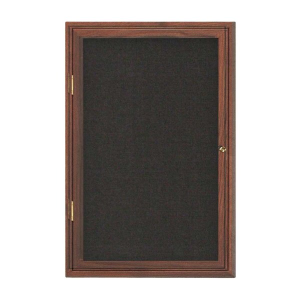 Sliding Glass Door Radius Letterboard, Hdr, 96"x48", Black/Green Vinyl